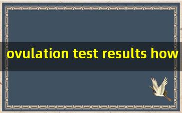  ovulation test results how to read